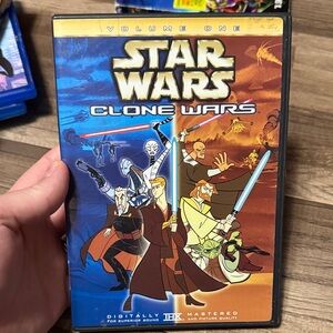 Star Wars Clone Wars Volume One DVD - Blue and Orange Cover
